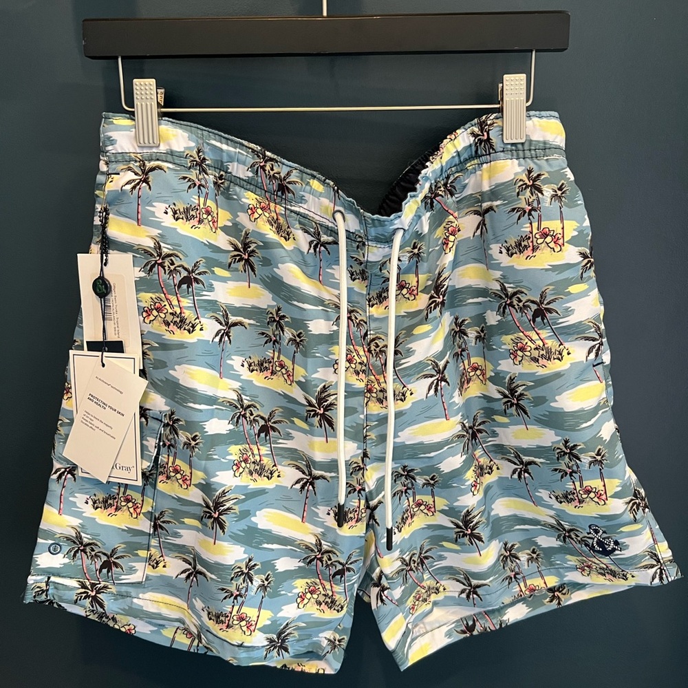 Paisley & Gray - Gilligan Swim Trunks - Tropical Island